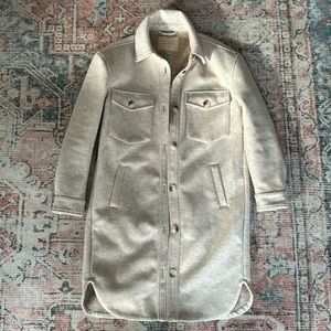 Blank NYC Beige Long Shacket